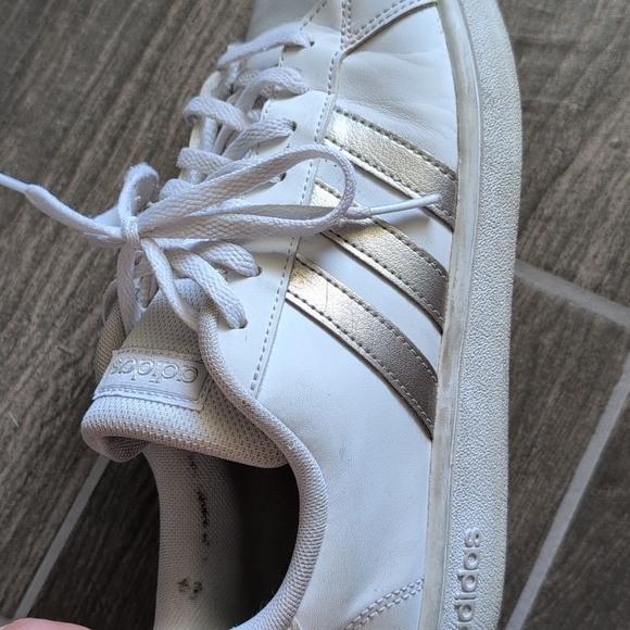 Adidas Grand Court White Sneakers Size 8 - Picture 7 of 7